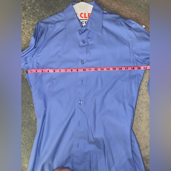 Men’s Small Lombardo Custom Apparel Dress Shirt (check messurments) - Picture 5 of 6